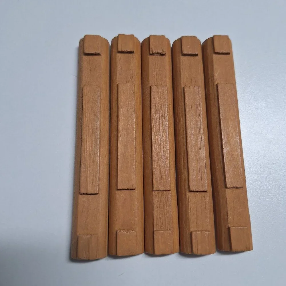 Lincoln Logs Wooden Flat Side Double‎ Notch Replacement 4.5 Inches Light Brown